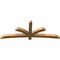Ekena Millwork Davenport Rough Sawn Timber Gable Bracket, Western Red Cedar, 84"W x 31"H x 4"D x 4"F, 9/12 Pitch GBW084X31X0404DAV00RWR - alternate 2